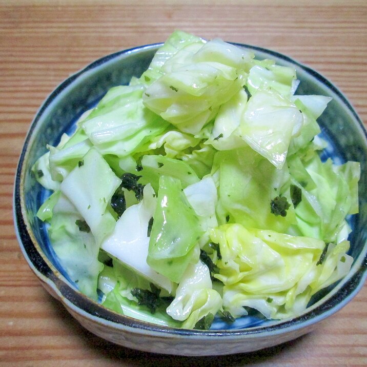 わかめ御飯の素を使って キャベツとわかめの和え物 レシピ 作り方 By カゲジジ 楽天レシピ